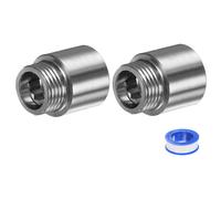 Braccio estensione doccia G1/2 in acciaio per 1-Set, 1.39"/35mm, 3pz