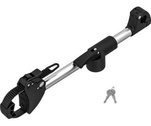 Braccio fermabici snodabile eufab con cinghia regolabile 40 cm