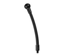 Braccio flessibile con testa a sfera da 17,4 mm, filettatura generale da 1/4, resistente, per dispositivi in streaming, supporti per tablet, supporti per telefono da auto, tubo metallico ad angolo