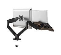 Braccio for monitor, Doppio, for schermi curvi/ultrawide