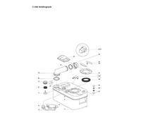 BRACCIO GALLEGGIANTE INTERNO PER CASSETTA C200 THETFORD
