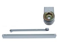 Geze 068221 Braccio A Slitta Per Ts3000 Ts5000 Argento Senza Fermo