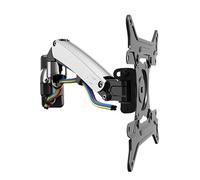 Braccio in alluminio lucidato a specchio for supporto for monitor LCD da parete for TV da 360 gradi F300(Siliver)