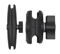 Braccio in nylon da 6 cm con doppia presa e base a sfera da 1 pollice