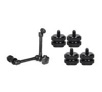 Braccio Magic Arm da 11 pollici con frizione e attacco per slitta a contatto caldo e vite da 1/4 di pollice