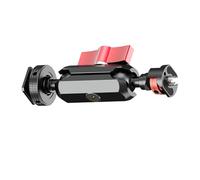 Braccio magico in metallo resistente con doppio giunto sferico da 17 mm per action camera e attrezzatura fotografica, braccio magico con scarpa fredda