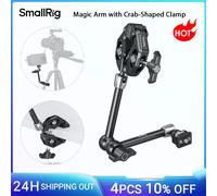 Braccio magico SmallRig con morsetto a forma di granchio, con vite da 1/4"-20, testa a sfera per 360 ° Regolazioni, per Action Cameras, Monitor -5312