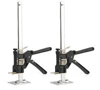 Braccio manuale 2 pezzi braccio risparmio lavoro, regolatore di altezza 38,1 cm strumento di sollevamento manuale, strumento di sollevamento porta e pannello in legno ascensore bordo armadio