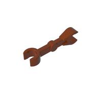 Braccio meccanico meccanico dritto [2 clip a 90°] 59230 4505757 6186622 GDS-998 50Pezzi compatibile con Lego Classic giocattolo massiccio MOC Colore: marrone 192