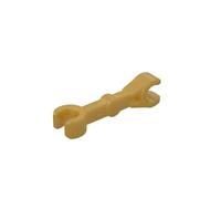 Braccio meccanico meccanico dritto [2 clip a 90°] 59230 4505757 6186622 GDS-998 50Pezzi compatibile con Lego Classic giocattolo massiccio MOC, colore: giallo oro 297
