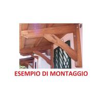 Braccio / mensola per tettoia pensilina in legno per copertura finestre (nr.1)