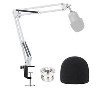 BRACCIO MICROFONO PROFESSIONALE BIANCO PER RAZER SEIREN MINI E V3 MINI SUPPORTO