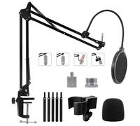 BRACCIO MICROFONO SCRIVANIA PER BLUE YETI HYPERX QUADCAST ELGATO WAVE E ALTRO AC