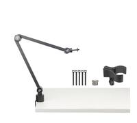 Braccio microfono sopraelevato resistente con supporto pieghevole facile da montare per microfono compatibile professionale