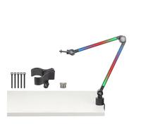 Braccio microfono sopraelevato resistente con supporto pieghevole facile da montare per microfono compatibile professionale