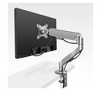 Braccio Monitor, Staffa for monitor a braccio lungo da 17-30 pollici Schermo del computer desktop Supporto for monitor con base a clip da tavolo telescopica rotante
