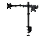 Braccio Monitor, Supporto da tavolo Full Motion Supporto for doppio monitor da 360 gradi Supporto da 10 "-27" Braccio di montaggio for monitor LED LCD Caricamento 8 kg for testa Stabile e fermo