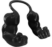 Braccio muscolare per gatto, per Halloween, scherzo, con stampa 3D, regolabile e leggero, braccio per cosplay di animali domestici, accessorio divertente per costume (nero)