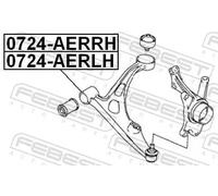 Braccio oscillante anteriore Dx Braccio trasversale oscillante 0724-AERRH FEBEST