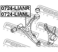 FEBEST 0724-LIANL Braccio oscillante, sospensione ruota