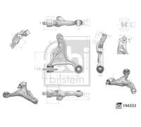 FEBI BILSTEIN 194333 Braccio oscillante, sospensione ruota