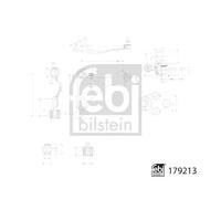 Braccio di controllo, sospensione ruota FEBI BILSTEIN 179213 Assale anteriore, sinistro, anteriore