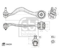 FEBI BILSTEIN 194291 Braccio oscillante, sospensione ruota