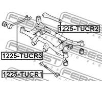 Braccio oscillante Assale posteriore inferiore Braccio trasversale oscillante