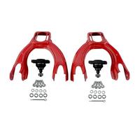 Braccio oscillante Braccio sospensione Adatto per CIVIC 92-95 EG 2/3/4 Porta Anteriore Auto Superiore Camber Bracci Regolabile Braccio di Controllo camber Kit(Red)