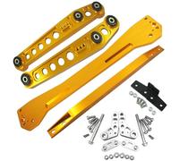 Braccio oscillante Braccio sospensione Adatto per Civic EK 96-00 Kit completo braccio di controllo inferiore con tirante del sottotelaio posteriore(LSR12-9600EK-Gold)