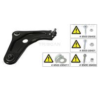 Triscan 8500 28551 Manubrio Sospensione Ruota per Peugeot 207 Cc WD Citroën C3