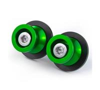 Braccio oscillante Cursori Stand Moto Per ZX6R ZX636 250SL 250 300 400 650 1000SX Accessori Per Moto Supporti Per Forcellone Cavalletti Posteriori Slider A Vite(8MM green)