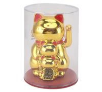 Braccio Oscillante del Gatto Fortunato, Simpatico Gatto Agitante a Energia Solare per Fortuna, Denaro e Buona Fortuna Gatto Agitante Maneki Neko Fengshui Ornamento Braccio