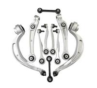 Braccio oscillante inferiore compatibile con C7 A6 A7 A4 A5 Q5 Pacchetto Carman Set completo Braccio oscillante Stabilizzatore Testa sferica con bulloni Barra di bilanciamento(Carbon Fiber1)