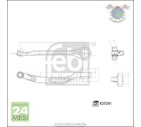 Braccio oscillante sospensione Febi Anteriore Dx Destro per MERCEDES CLASSE GLK
