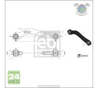 Braccio oscillante sospensione Febi Posteriore per BMW 3 G20 G80 G28 330 320 31