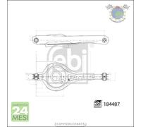 Braccio oscillante sospensione Febi Posteriore per FORD KUGA