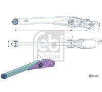 Braccio oscillante, Sospensione ruota Assale posteriore Sx per ALFA ROMEO GIULIE
