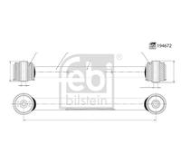 Braccio oscillante, Sospensione ruota Assale posteriore Sx per JEEP COMMANDER GR