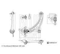 Braccio oscillante, Sospensione ruota BLUE PRINT lato guida ADBP860197 per HONDA