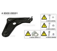 Braccio oscillante, Sospensione ruota Esterno per CITROËN DS PEUGEOT 207 207 CC