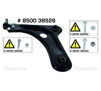Braccio oscillante, Sospensione ruota TRISCAN 8500 38526 per CITROËN C3 II (SC_)