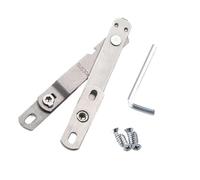 Braccio Per Finestra 4 pezzi di supporto for finestra, ganci antivento, fermo limitatore, posizione, blocco dell'anta, protezione della serratura