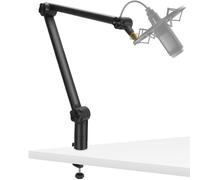 Braccio per Microfono, Braccio per Microfono Compatto con Adattatore da 3/8 a 5/8, Supporto per Microfono Pieghevole e Completamente Regolabile per Streaming di Podcast