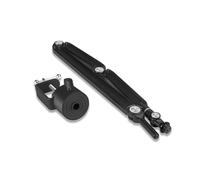 Braccio per microfono girevole a 360 gradi con filettatura da 3/8 e 5/8", compatibile con la maggior parte dei supporti antiurto braccio estensibile per microfono