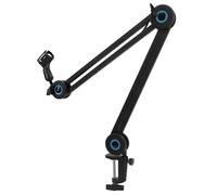 Braccio per Microfono in Lega di Alluminio e Acciaio con Base Stabile e Gestione Cavi per Streaming, Gaming, Videoconferenze