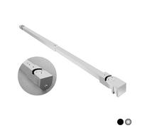 BRACCIO PER WALK IN QUADRO TELESCOPICO 2 TESTE SNODABILI cm 70-100 Cromo