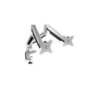 Braccio portamonitor ICY BOX 2x fino a 32'' per due monitor, argento NEW