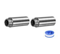 Braccio prolunga per doccia G1/2 in acciaio inox, 2.75"/70mm, 3 pz