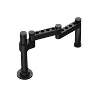 Braccio rotante per microscopio in metallo a 360 gradi con supporto regolabile telescopico pieghevole per esplorazione scientifica porta microscopio salvaspazio